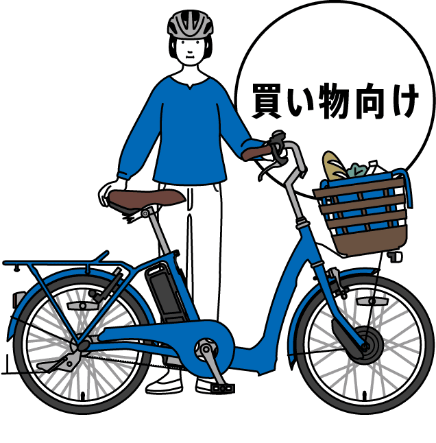 買い物向け自転車