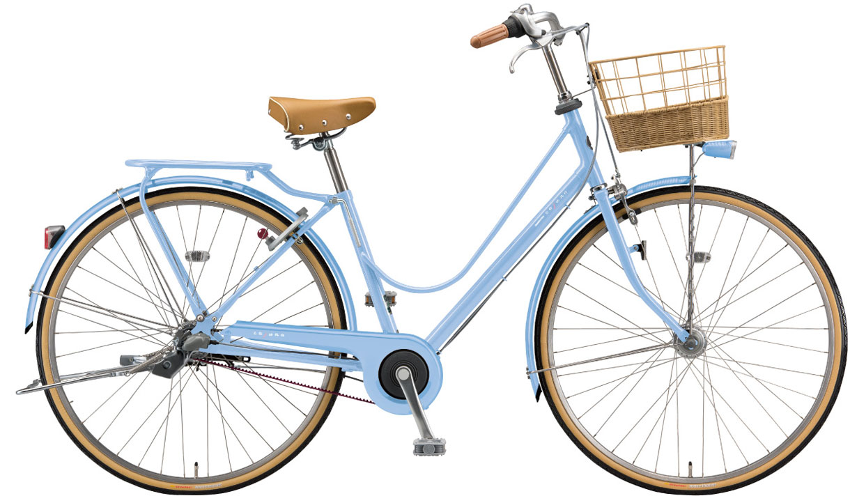 通学・通勤向け自転車 カジュナ スイートライン E.Xカームブルー／スタンダードモデル（チェーン）色の写真