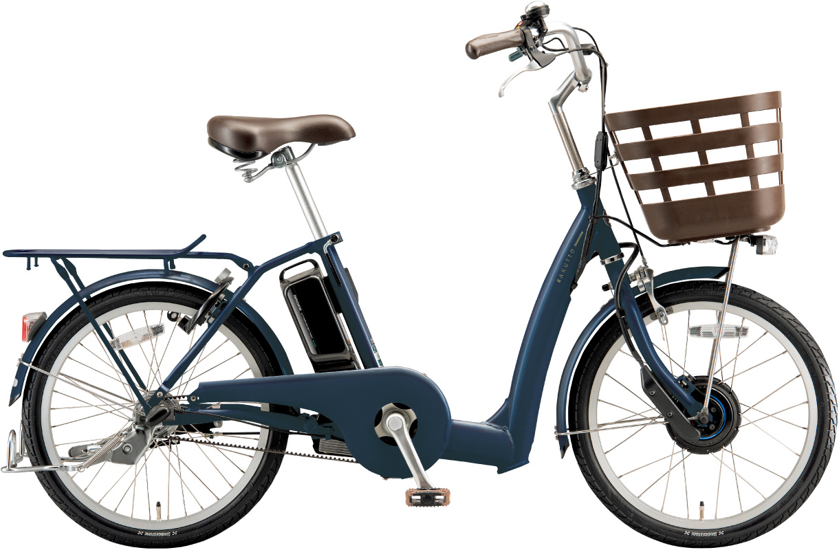 買い物向け電動アシスト自転車 ラクット 20/24インチ T.Xサファイヤブルー(ツヤ消しカラー)/24インチ色の写真