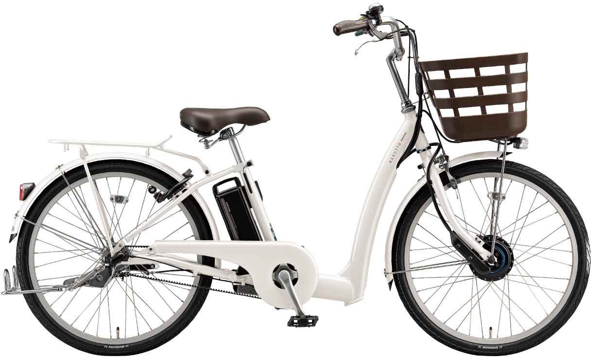 買い物向け電動アシスト自転車 ラクット 20/24インチ E.Xソフトライトグレー/20インチ色の写真