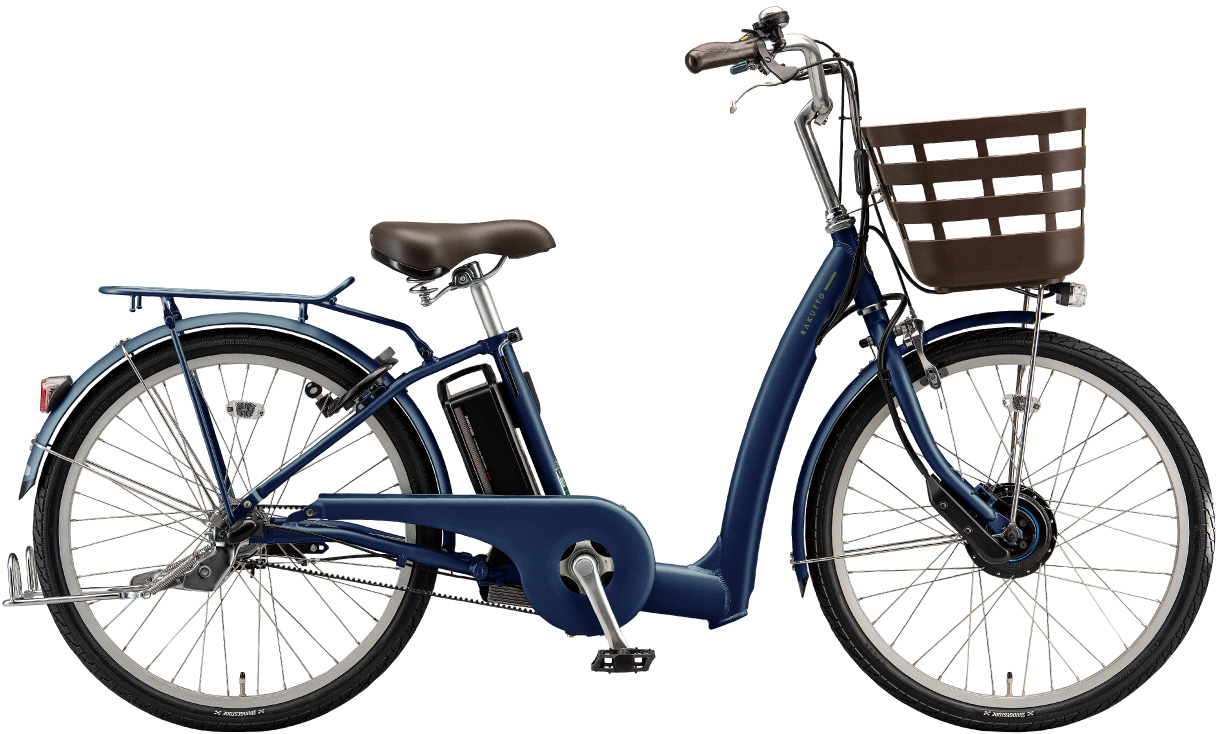 買い物向け電動アシスト自転車 ラクット 20/24インチ T.Xサファイヤブルー(ツヤ消しカラー)/24インチ色の写真