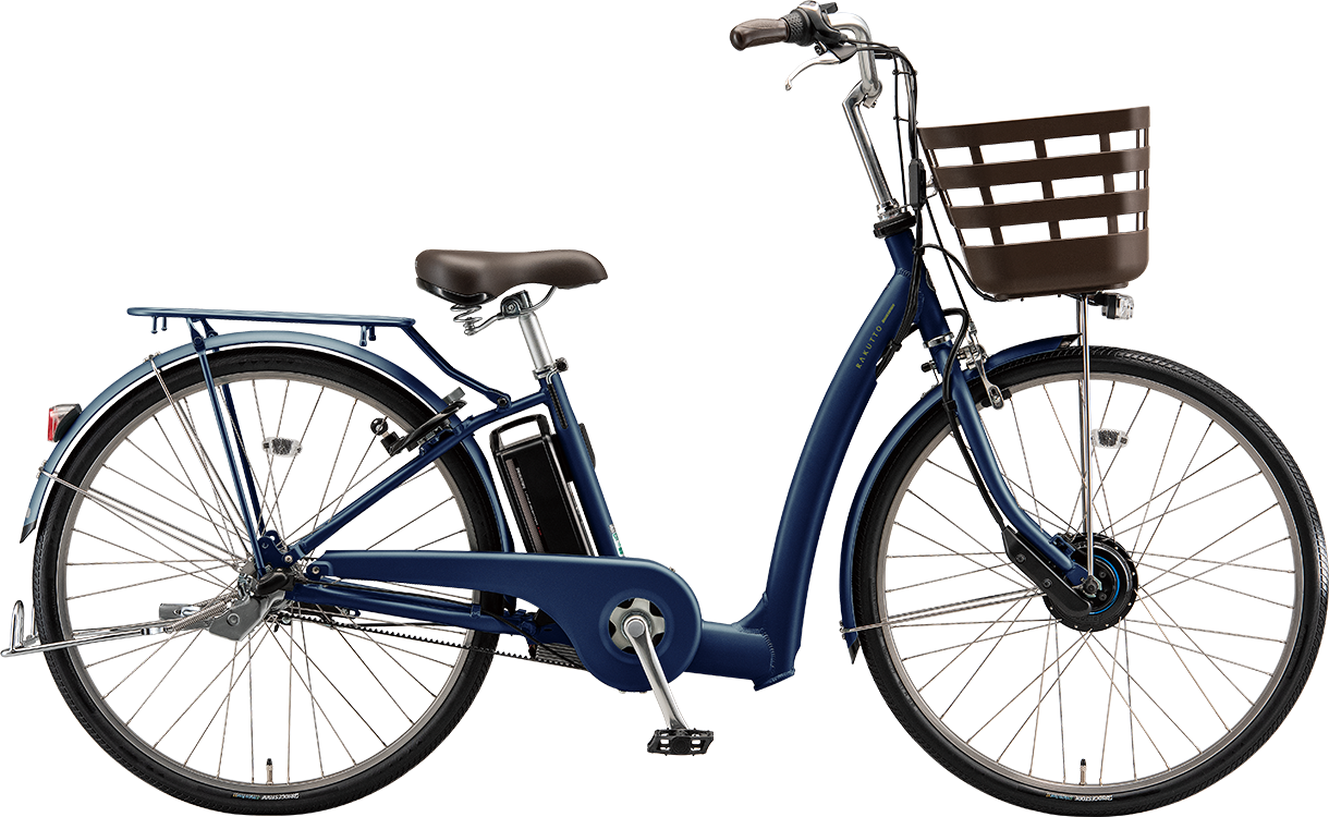 買い物向け電動アシスト自転車 ラクット 26インチ T.サファイヤブルー（ツヤ消しカラー）色の写真