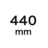 440mm